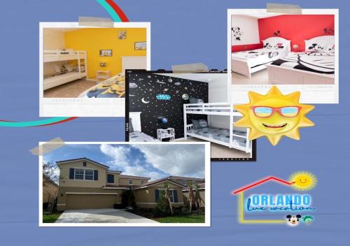 Loughman Villa | Marvelous Villa with South facing pool and themed bedrooms close to Disney