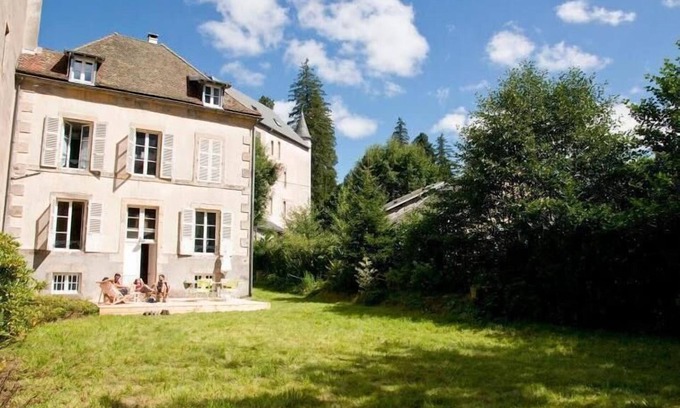 La Bourboule House | Massif du Sancy, renovated family home in town center with garden