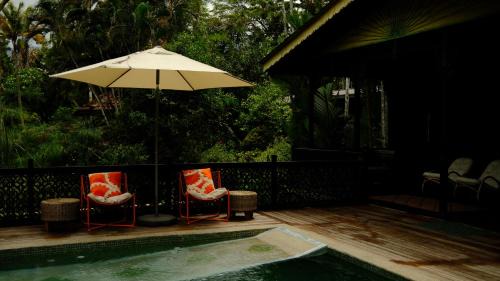 Janda Baik Villa | Master bedroom at Rumah Sentosa