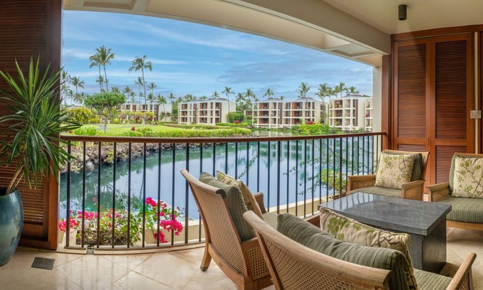 Kamuela Condo | Mauna Lani Terrace G102 Lagoon View Condo Beach - Restaurants, Bars Waterfront