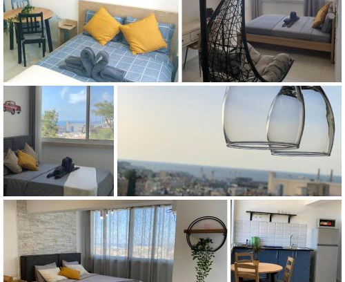 Haifa Apartment | Maya New Guest House -Panoramic Sea&CityCentre View, Haifa