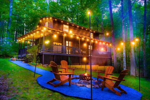 Morganton House | Meadow Retreat - Hot Tub, Fire Pit & Games