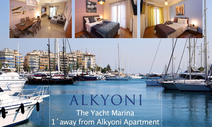 Pasalimani Apartment | MELMA PROPERTIES - ALKYONI Apartment by the Sea in Piraeus