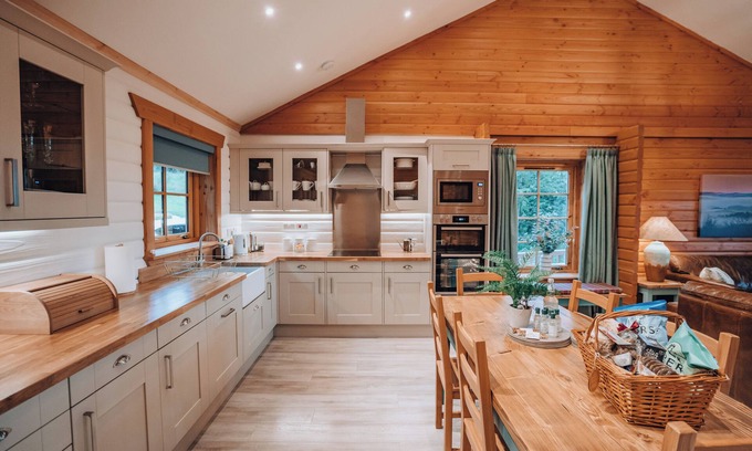 West Linton Cabin | Merklands Wood Luxury Lodges