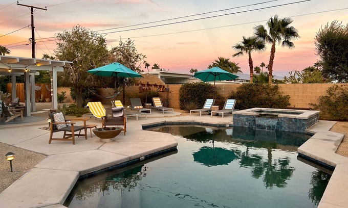 Racquet Club Estates House | Mid Century Ranch | Private resort-style pool!