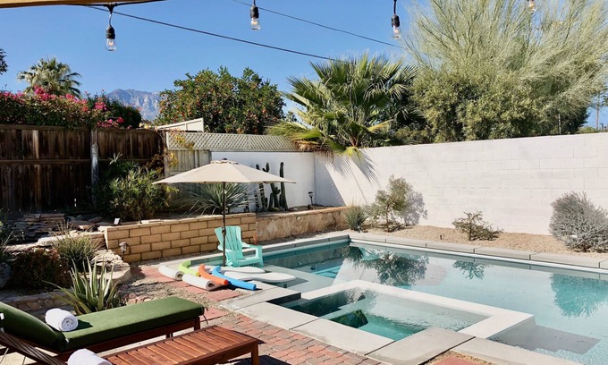 Cathedral City Cove House | Mid-Century Retreat with New Saltwater Pool and Spa