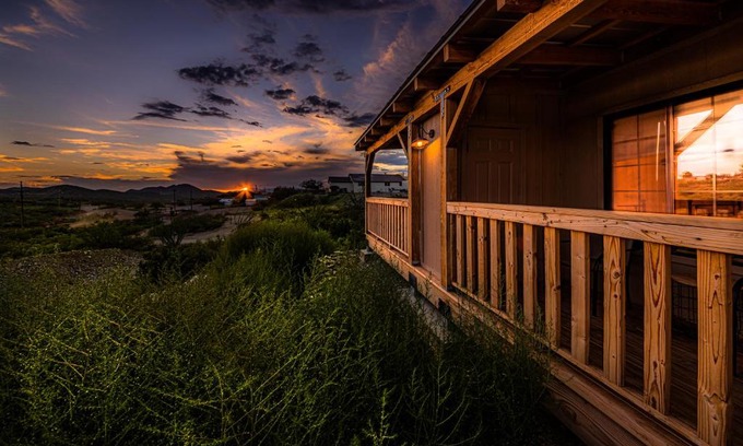 Tombstone Ski Chalet | Miners Cabin #4 - King Bed - Private Balcony with Views