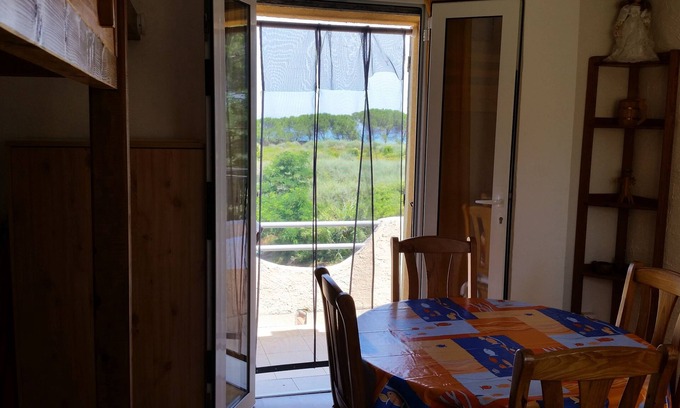 Bravone Apartment | Mini Villa direct access to the sea 150 m, Courtyard, WIFI, Parking, closed garage