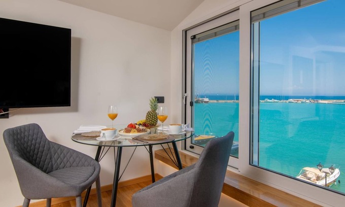 Zakynthos Apartment | Minimal Loft with Sea View over Zakynthos Harbor!