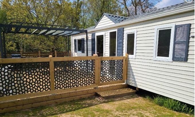 Le Pouldu House | Mobil Home au Calme à 200m des Plages Dans un Camping 5 Avec Piscine Chauffée