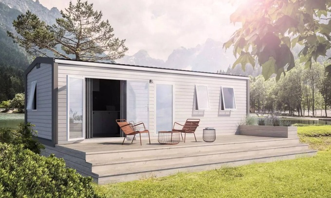 Vic-sur-Aisne House | Mobil-home Terrasse Lounge