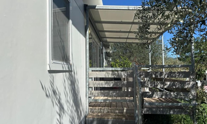 Margine Coperta-Traversagna House | Mobile Home 'Camping Belsito Venere 508' with Shared Pool, Wi-Fi and Air Conditioning