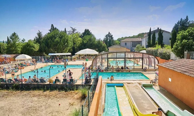 Saint-Maurice-dʼArdeche House | Mobile home Einfache Terrasse