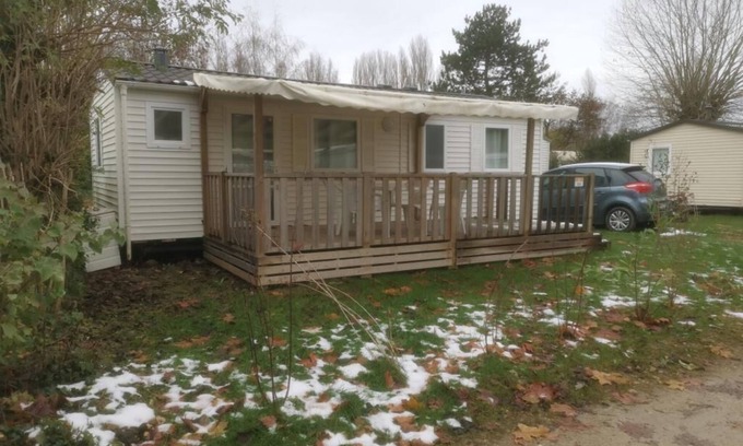 Ivry-la-Bataille House | Mobilhome 3 bedrooms 6 pers TV WIFI washing machine plot near animations