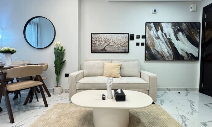 Abu Dhabi Apartment | Modern 1BR with Balcony & Full Kitchen Al Maryah