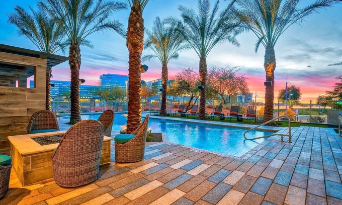 Tempe Apartment | Modern 2BR CozySuites on the Town Lake waterfront! 06