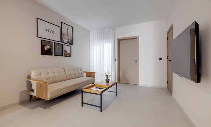 Gzira Apartment | Modern 2BR Oasis Steps from the Promenade