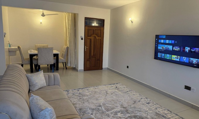 Nyali Apartment | Modern 3BR Penthouse in Nyali with Pool, Netflix & Free Parking 5 Mins to Beach