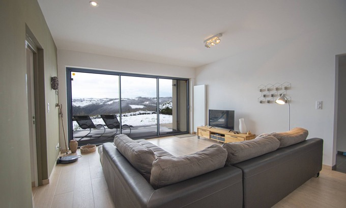 Maleville Villa | Modern architect house with spectacular view on the Aveyron valley