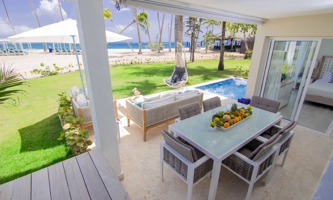 Puerto Plata Condo | Modern Beachfront Condo w/Private Outdoor Pool & Patio @ Emotions Playa Dorada