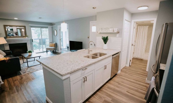 Denver Condo | Modern, Bright Retreat for Couples and Business Travel - King Bed