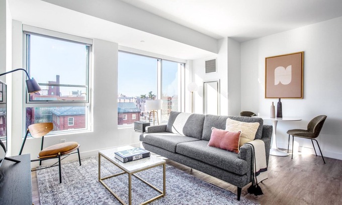 Central Square Apartment | Modern Central Square 1BR w/W/D, Doorman, near T, by Blueground