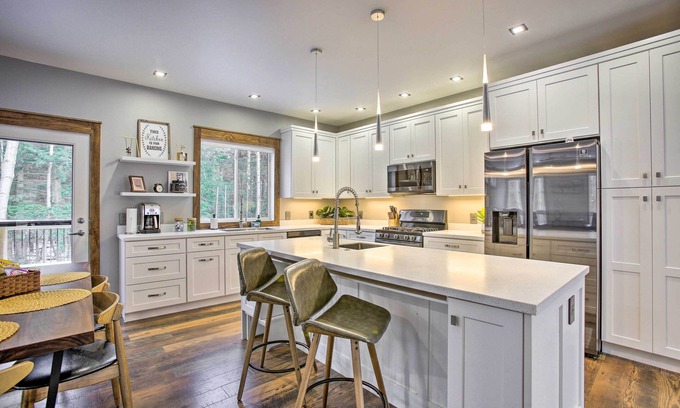 Traverse City House | Modern-Chic Interlochen Home w/Deck & Game Room!