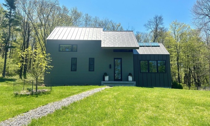 Austerlitz House | Modern Country Retreat with Designer Touches Near Lenox, Stockbridge, & Chatham