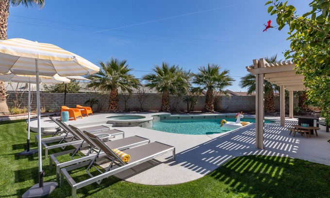 Bermuda Dunes House | Modern Desert Oasis with Saltwater Pool/Spa