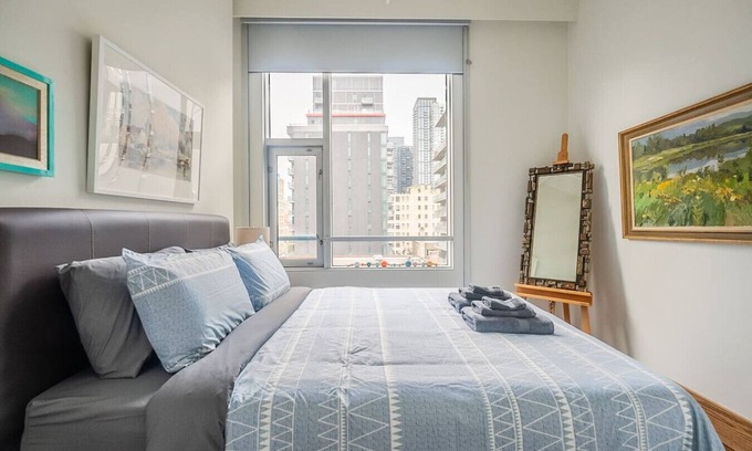 Fashion District Condo | Modern Industrial Charm: 2BR Designer Loft
