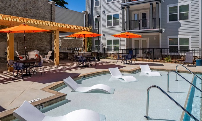 Clemson Apartment | Modern Pool Retreat Near SC Botanical Gardens