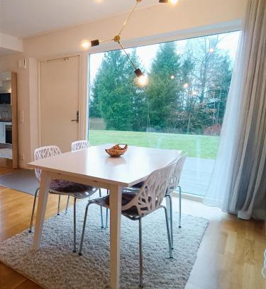 Floda Apartment | Modern, private & fully equipped for 3 & 2 children, near forest, with kitchen washer, pets friendly