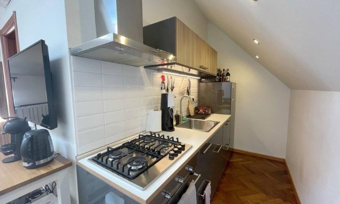 Vinohrady Apartment | Modern Quiet Attic with huge Terrace near center