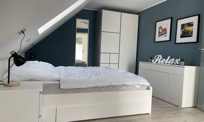 Spaden Condo | Modern vacation apartment in Spaden/water skiing/bathing lake
