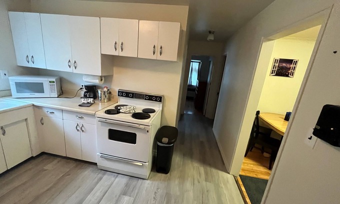 Sault Ste. Marie Apartment | Modern Vibes in a Historic Setting