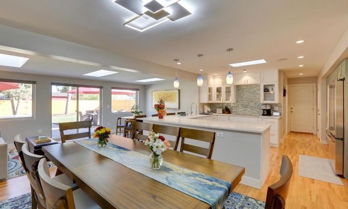 Barths House | Modern Wheat Ridge Home with Private Hot Tub and Sauna