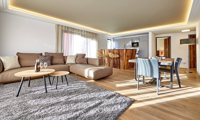 Murnau am Staffelsee Apartment | MODERN with FLAIR of TRADITION - # 4 - 76sqm 1st floor - f. 3 p. - Southb. SAUNA HOUSE