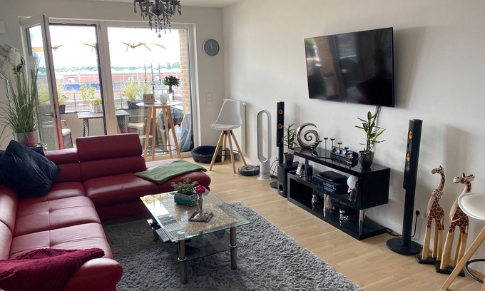 Uberseestadt Apartment | Moderne 3 Zimmer Ferienwohnung an der Weser
