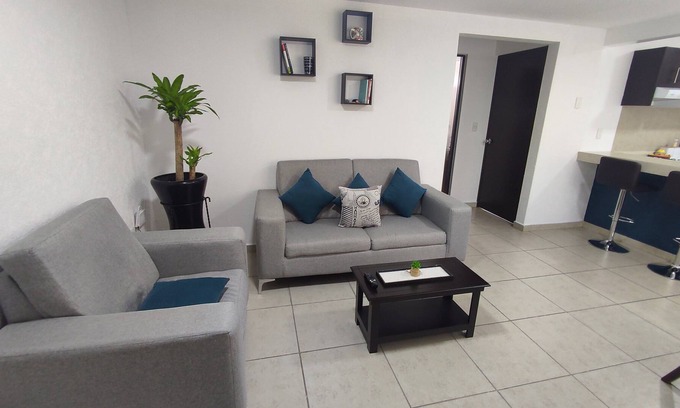 Agricola Oriental Apartment | Moderno depto muy cerca Foro Sol y Aeropuerto a 15 minutos.
