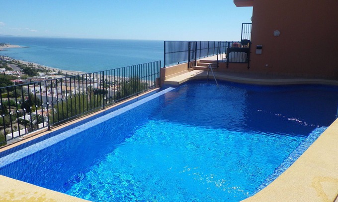 La Parata Villa | Mojacar Fab Sea, Village & Mountain Views. Private Pool. Sleeps 9