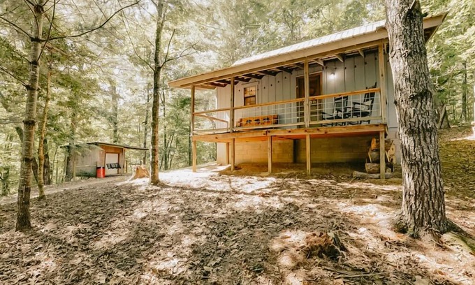 Morganton Cabin | Mountain Cabin with creek and hiking trail! Minutes from Blue Ridge