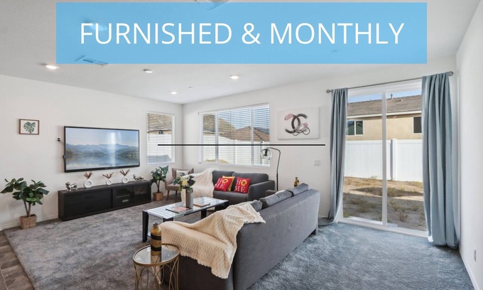 Hemet House | Mountain Edge House, Ranch, Gated Yard 4-BR/3-Bth