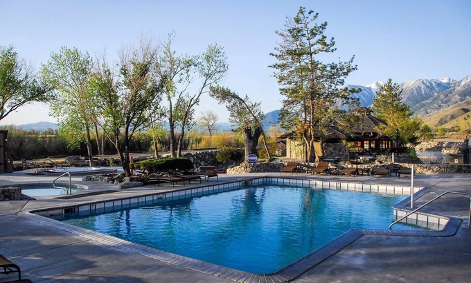 Genoa Villa | Mountain Views. Outdoor Hot Springs & Pool