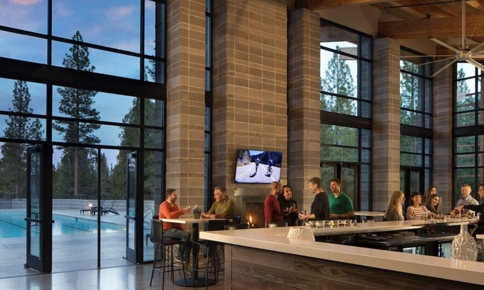 Gold Mountain House | Mountaintop Cabin Hot Tub Views Family Golf