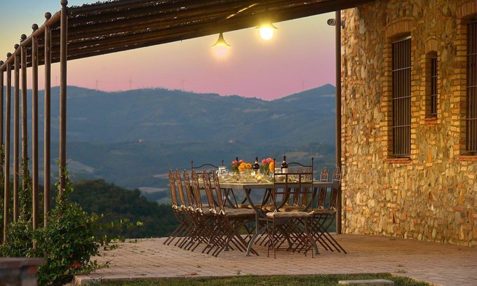 Guardistallo Villa | My Rental Homes - Villa Bibbiona with pool and views of the surrounding nature