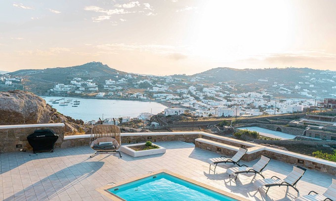 Ornos Apartment | Mykonos Villa Sympatico, Private Pool & Sea Vistas