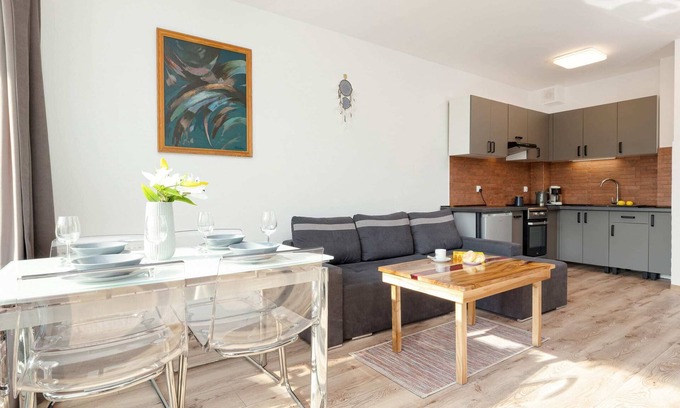 Gaski Apartment | Nadbrzeżna 106A | Gąski Near Beach | Balcony
