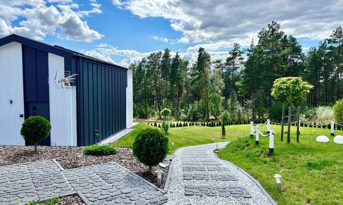 Brzezno Szlacheckie House | Nagelneues Luxus Ferienhaus am See, Ostseeküste Polen, Polen, Pommern,kaschubei