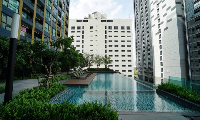 Makkasan Apartment | NANA,Night market,Erawan 10minute 2rooms HighFloor