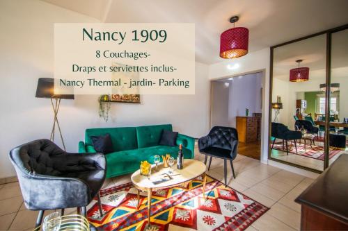 Haussonville-Blandan-Mon Desert-Saurupt Apartment | Nancy Thermal à 2 min -Le 1909- 8 pers- parking chez Julie